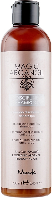 Silottava shampoo ohuille ja normaaleille hiuksille - Nook Magic Arganoil Disciplining Shampoo