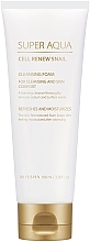 Kasvojen etanamusiini pesuvaahto Missha Super Aqua Cell Renew Snail Cleansing Foam