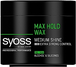 Hiusvaha Syoss Max Hold Wax