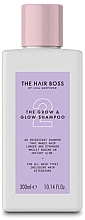 Hiusten kasvua stimuloiva ja kiiltoa lisäävä shampoo The Hair Boss The Grow & Glow Shampoo