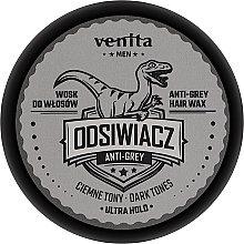 Tummentava vaha, tummat sävyt Venita Men Anti-Grey Darkening Hair Wax Dark Tones