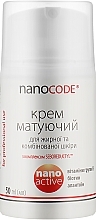 Matta kasvovoide rasvoittuvalle ja sekaiholle NanoCode Activ Cream