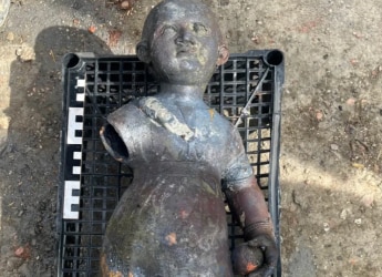 Ancient Bronze Statues Unearthed from Etruscan Healing Spring in Italy