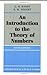 An Introduction to the Theory of Numbers