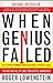 When Genius Failed: The Rise and Fall of Long-Term Capital Management