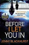 Before I Let You In by Jenny Blackhurst