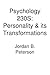 Personality And Its Transformations