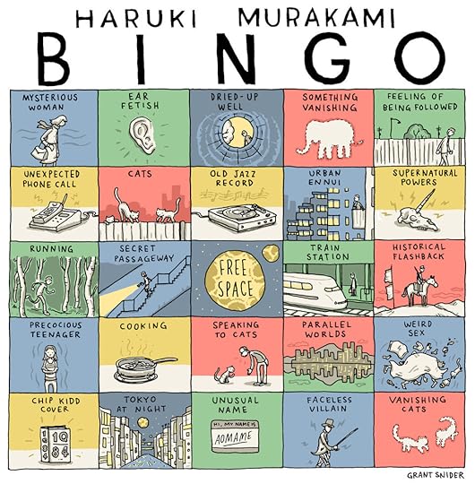 The NYT Murakami bingo card