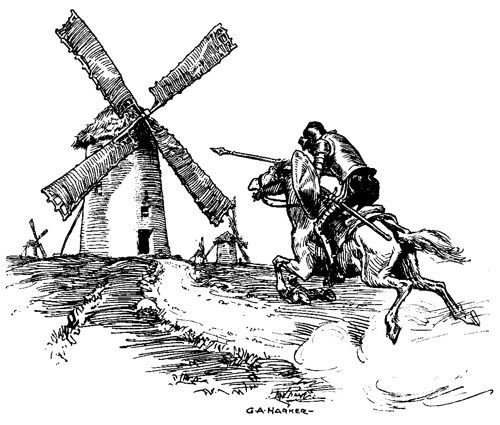 Image result for don quixote windmill