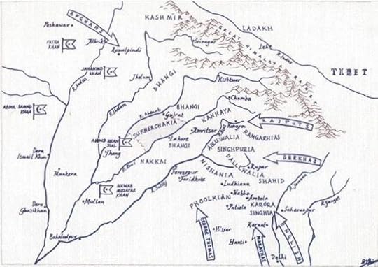 Northern India at the birth of Ranjit Singh - 1780