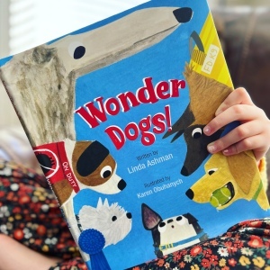 https://thebabybookworm.com/2023/02/28/wonder-dogs-linda-ashman/