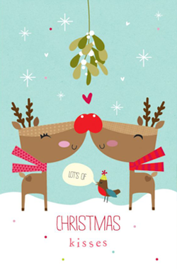 reindeer-kiss-christmas-card