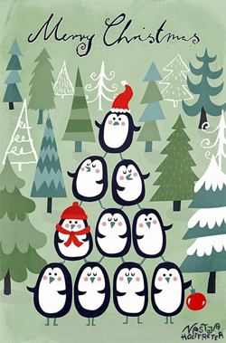 penguins-christmas-card