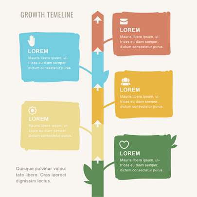 Hand-Drawn Style Infographic Timeline Template