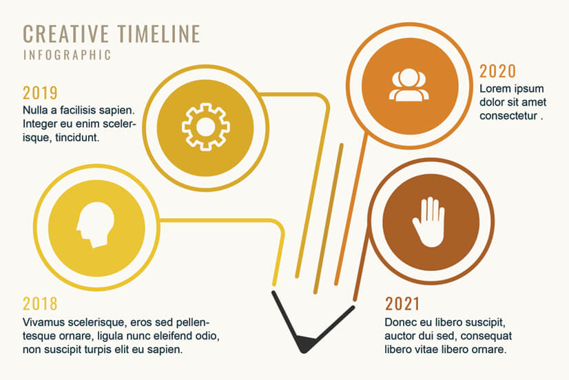 Creativity Timeline Infographic Template