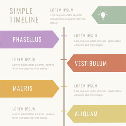 Minimalist Timeline Progress Infographic Template