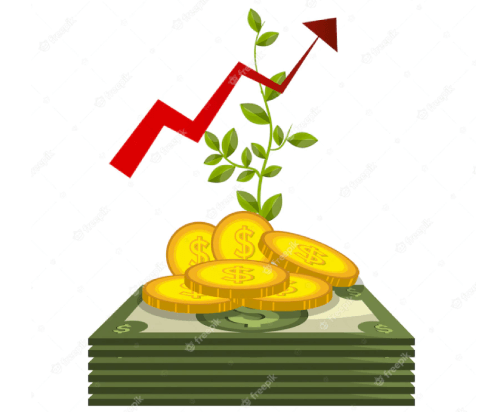 Money Growth Concept Free Presentation Clipart