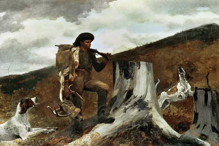 The Hunter and his Dogs, 1891 