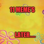 Spongebob time card background Meme Generator - Imgflip