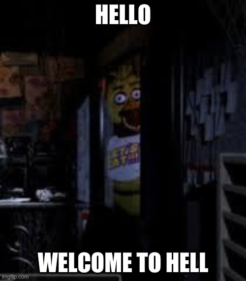 Chica Looking In Window Fnaf Imgflip