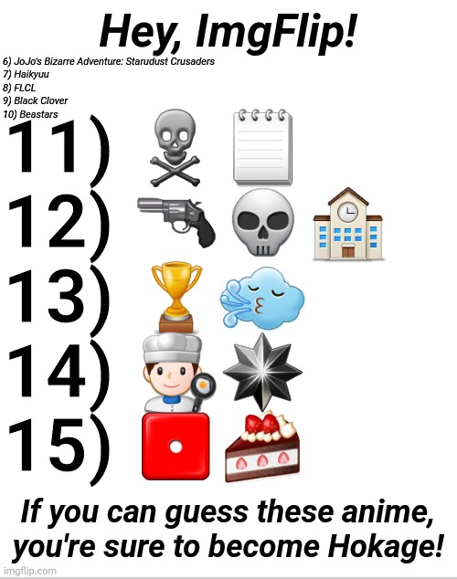 Guess The Anime Emoji Quiz Answers - Gambaran