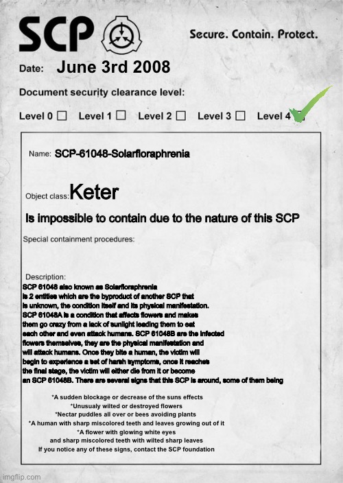 SCP scp document Memes & GIFs - Imgflip