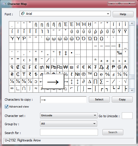 special characters - How can I find the Alt KeyCode for a glyph with ...