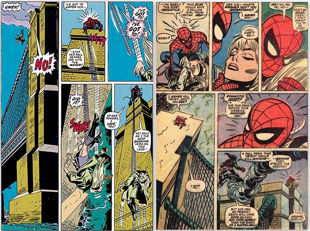 Gwen Stacy al final estaba muerta, la mató la telaraña de Spiderman o qué?  - Forocoches