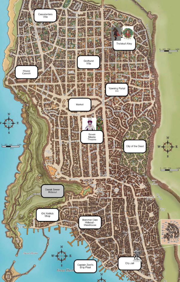 Map of waterdeep - honclubs