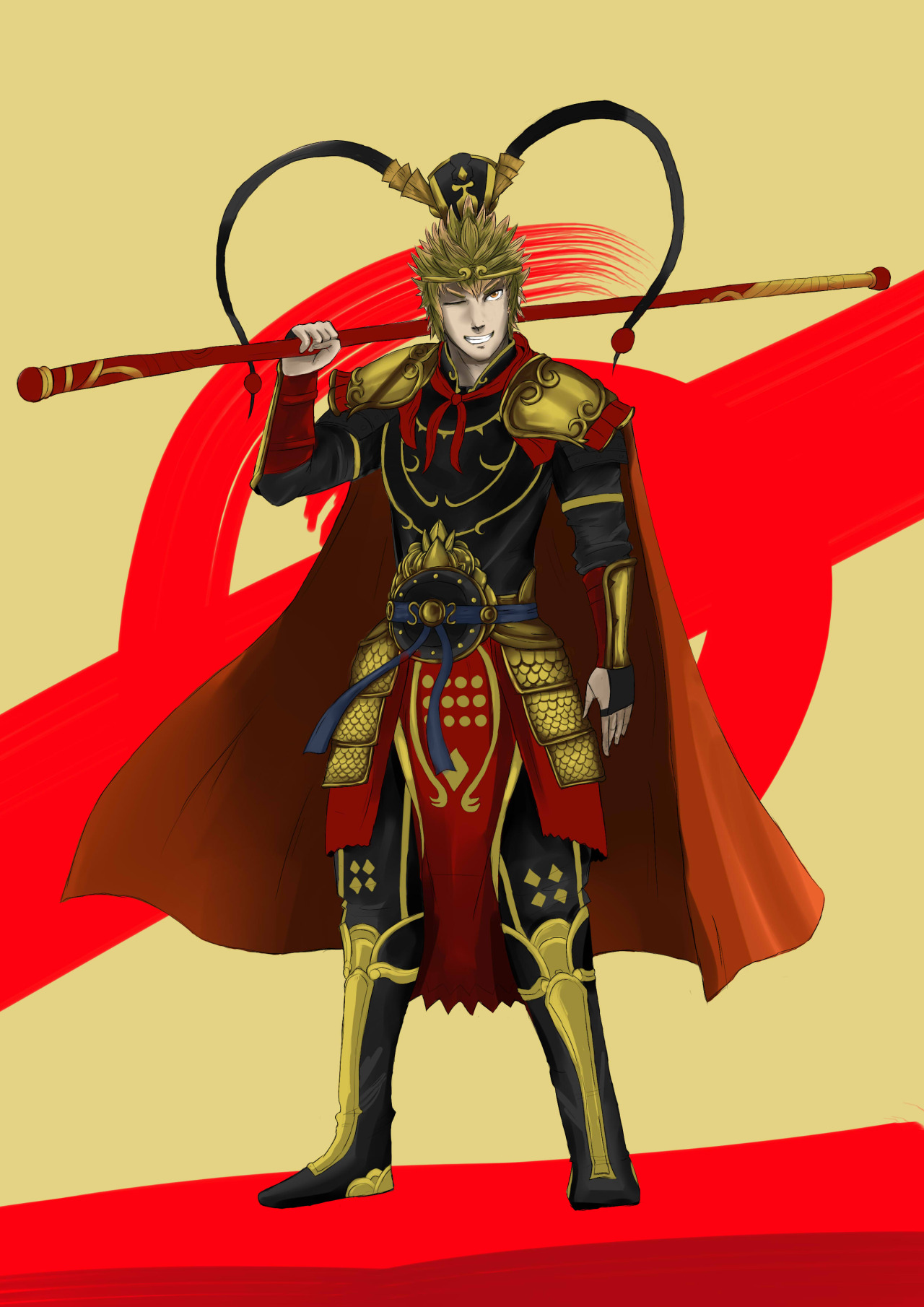 Seven Knights Wukong Fan Art Album On Imgur