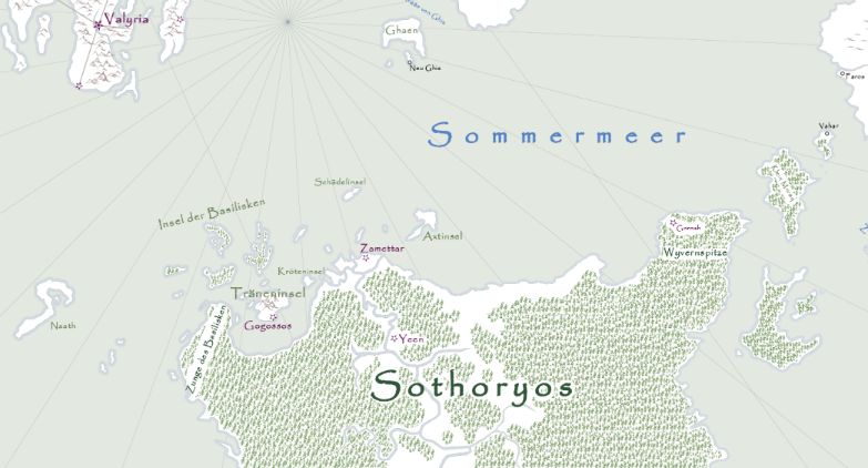 Sothoryos Map