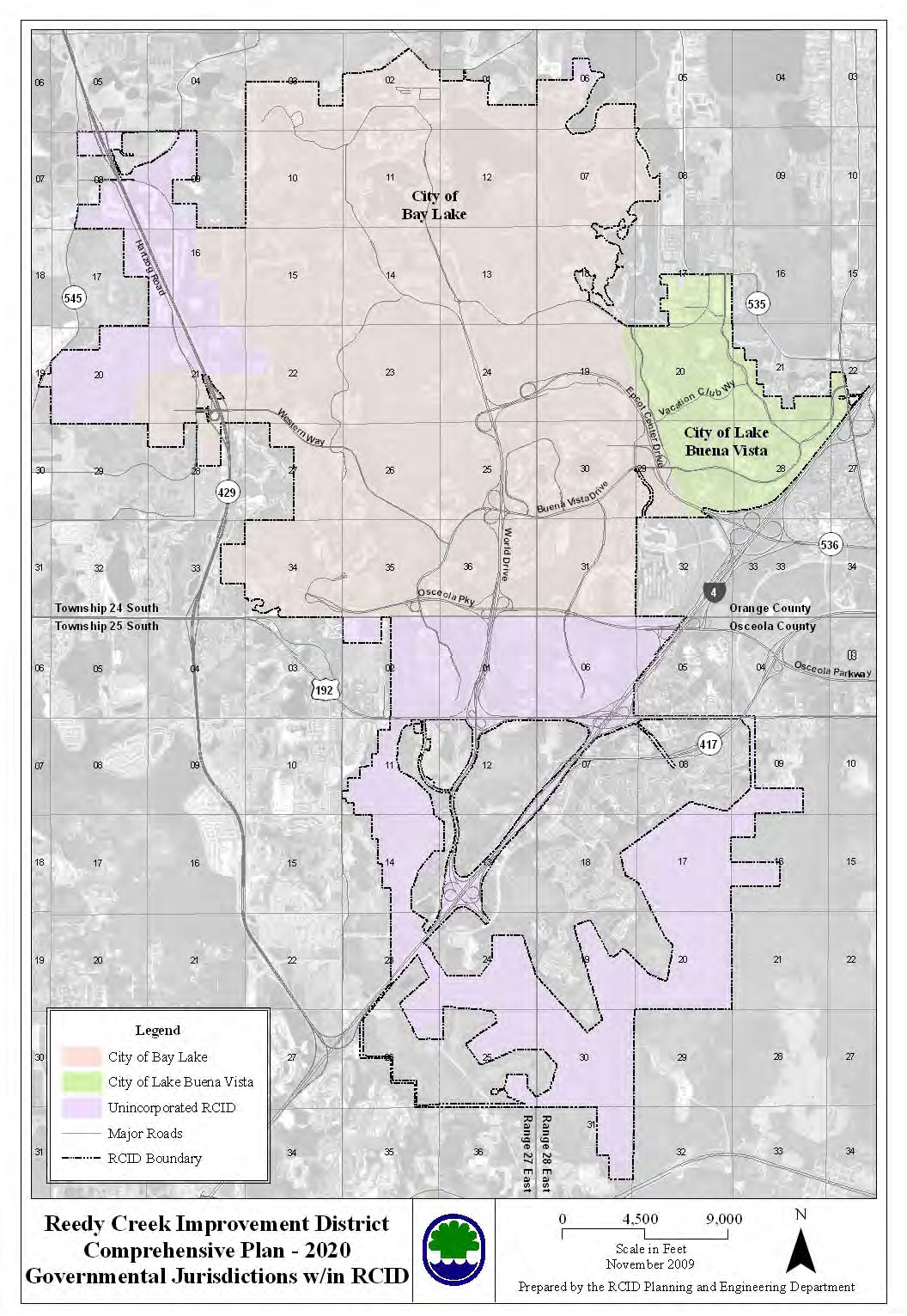 Reedy Creek Improvement District Map - Living Room Design 2020