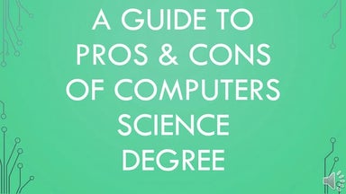 computer science pros and cons