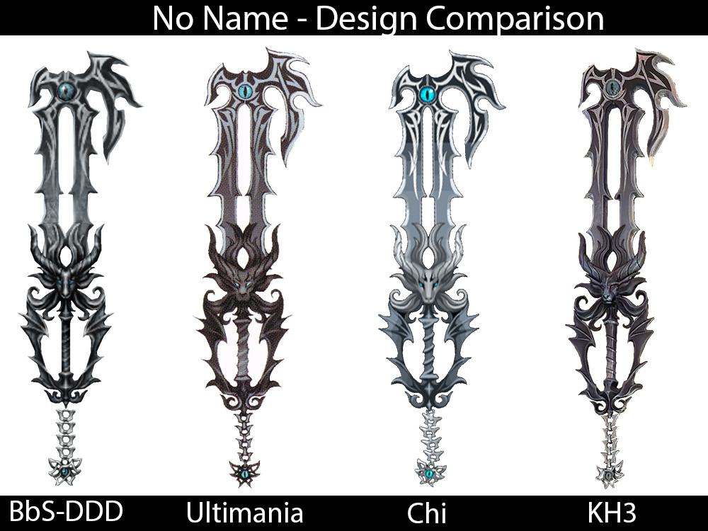 Kind Of Confusing That There Are Two No Name Keyblades Kingdom Hearts Iii