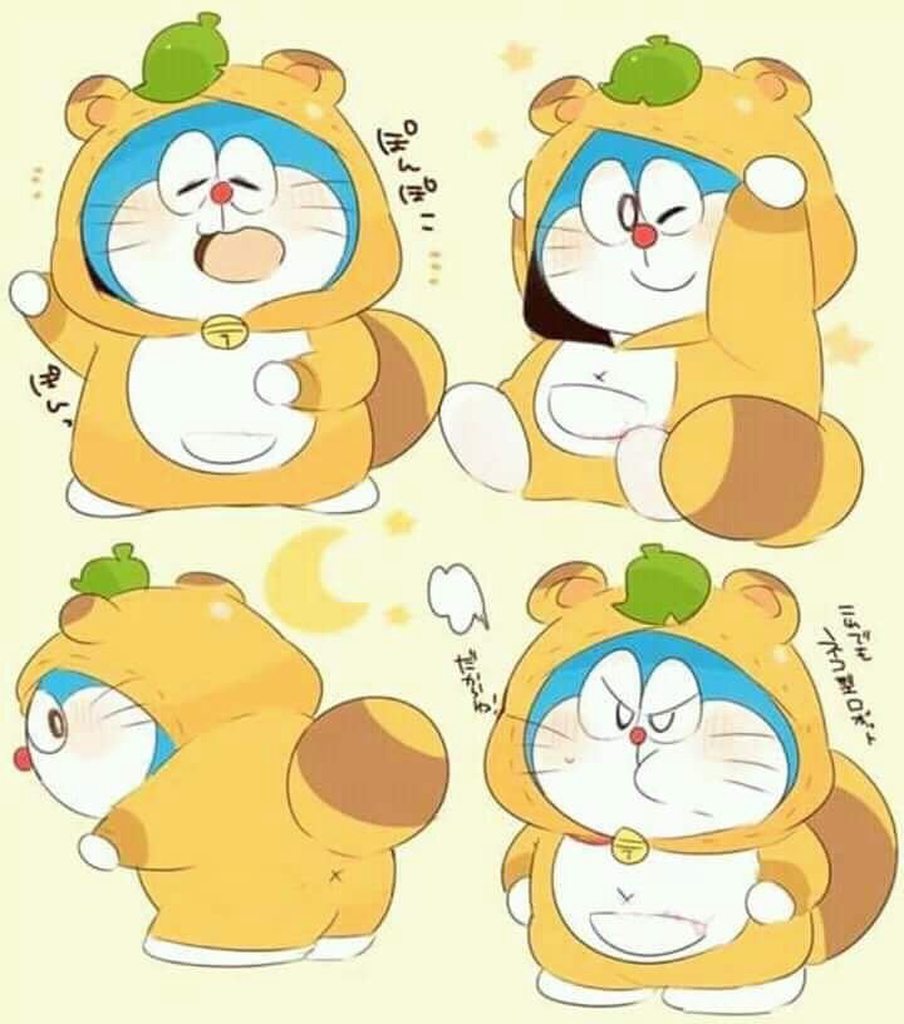 vẽ doraemon cute vào - Olm