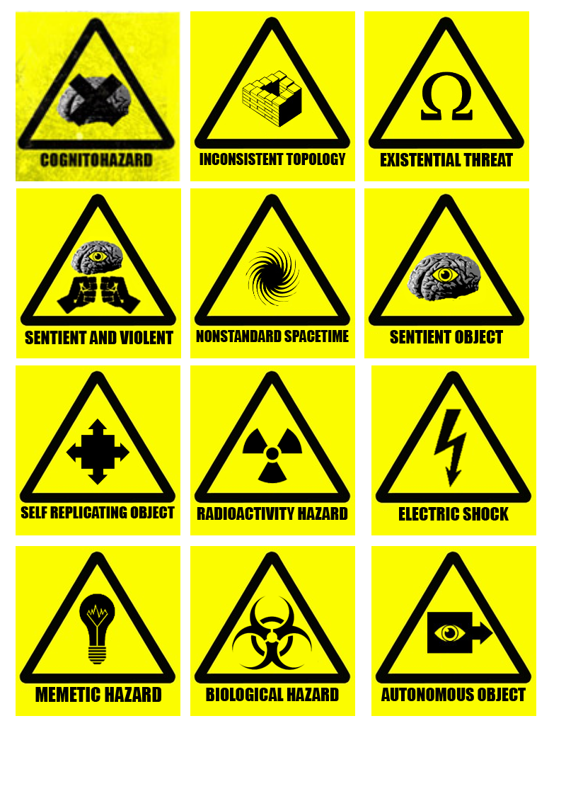 SCP Hazard Symbols