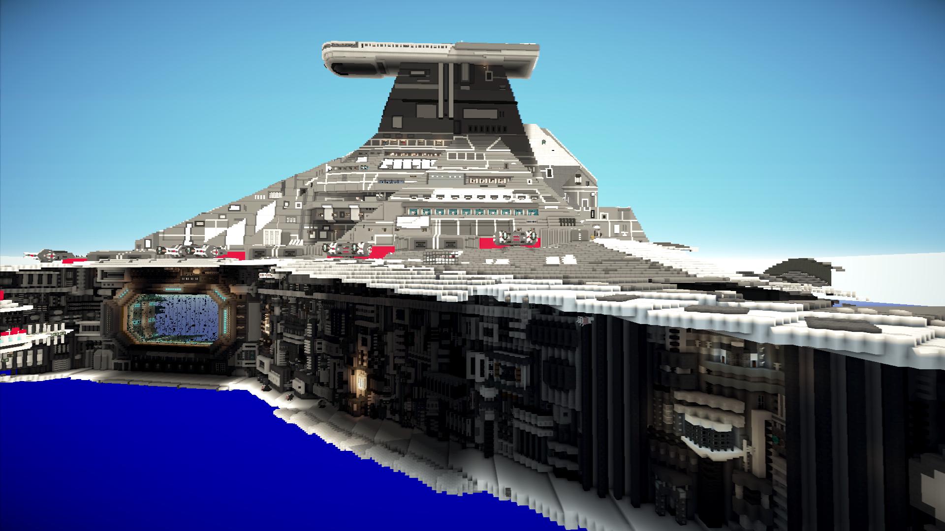 Venator Star Destroyer Star Wars Full Scale Minecraft Map