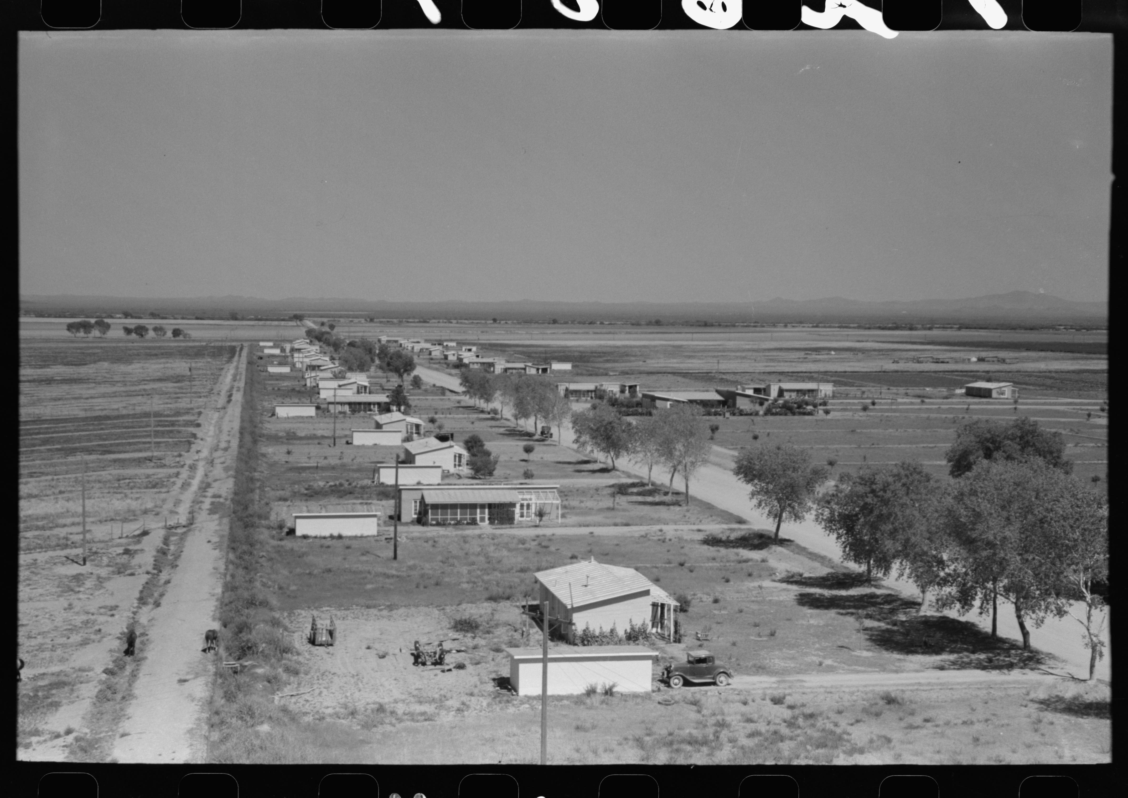 General view of houses at the Casa Grande Valley Farms, Pinal County ...