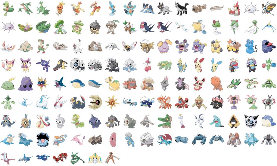 Single-type Pokémon (Gen. 3) (Picture Click) Quiz - By beforever