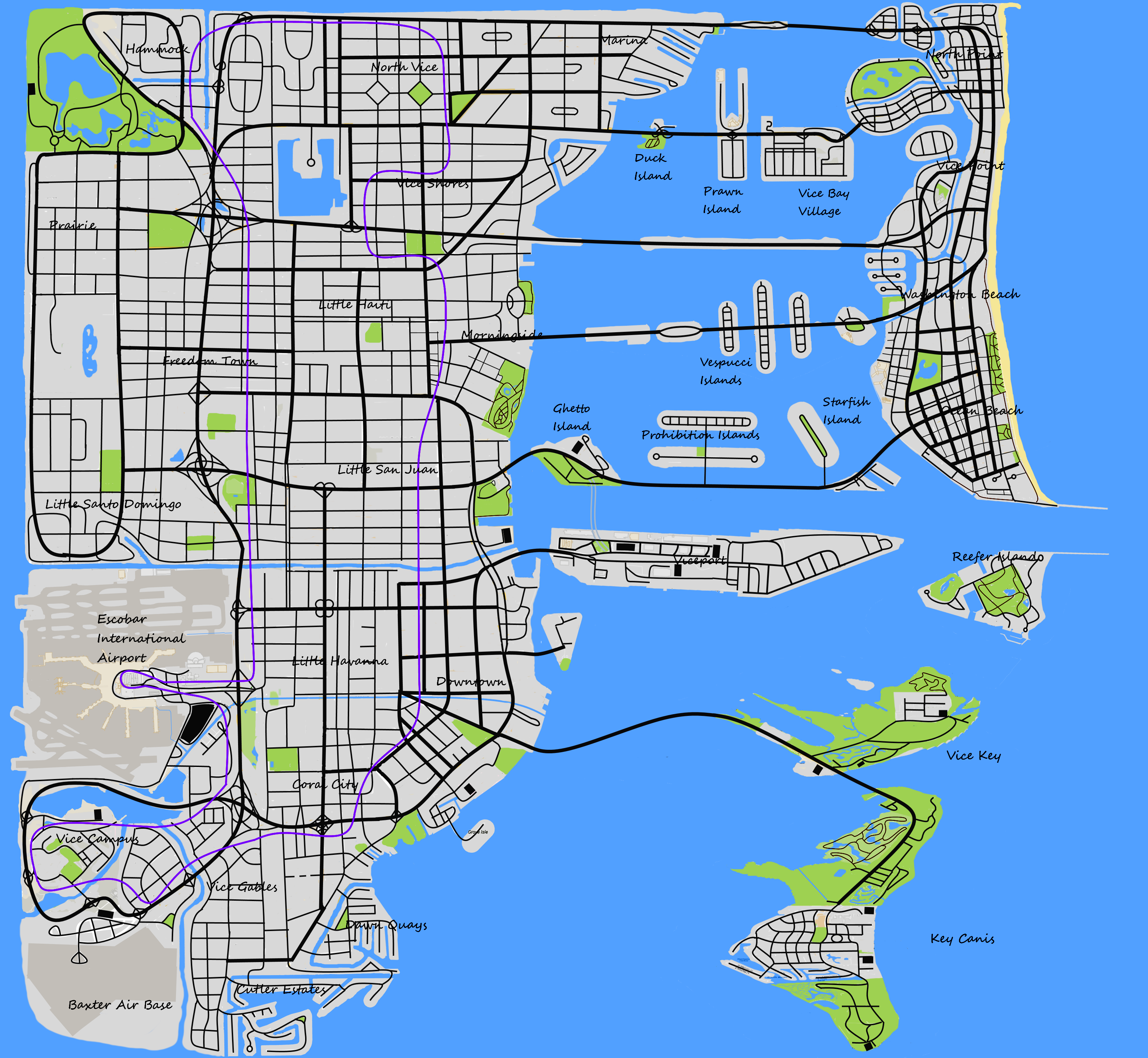 Карта vice city для gta 5 фото - PwCalc.ru