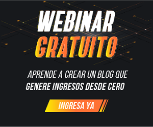 Webinar sobre cómo emprender con un blog