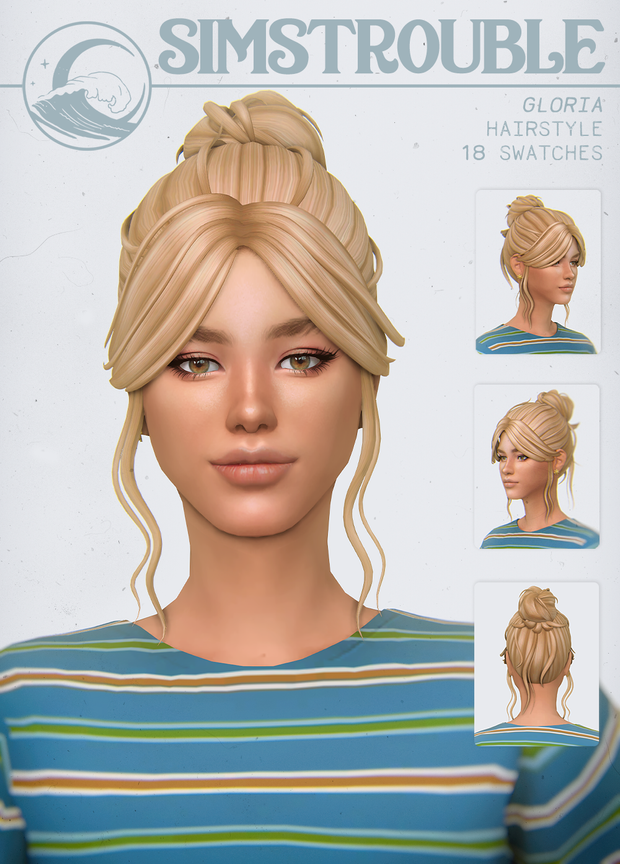 Sims 4 bun cc - rotwidget