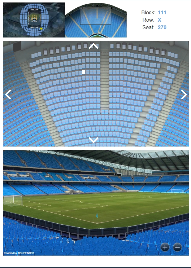 3D Stadium View From Your Current Seat :-) | Bluemoon - the leading ...