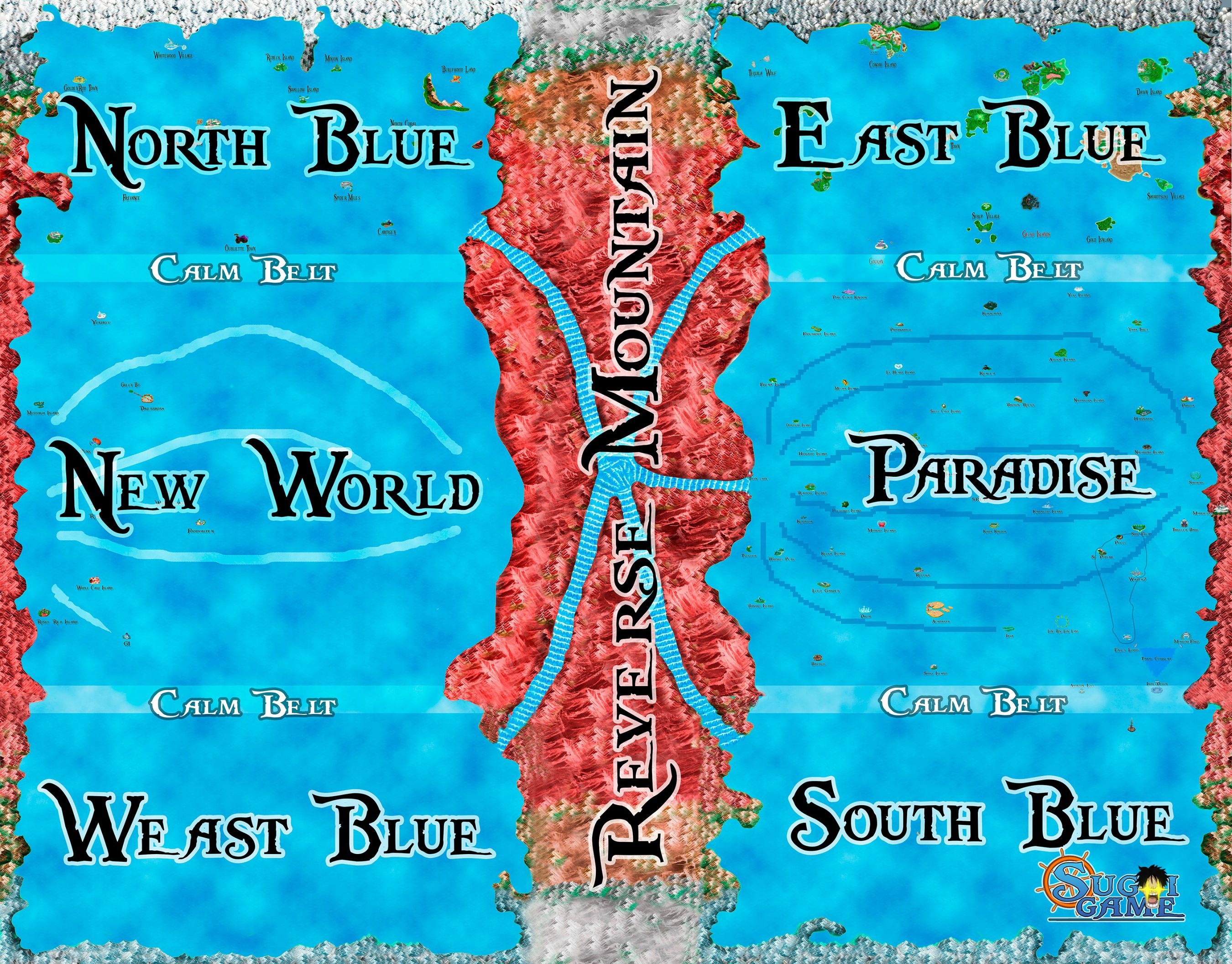 One Piece Map New World United States Map | Images and Photos finder