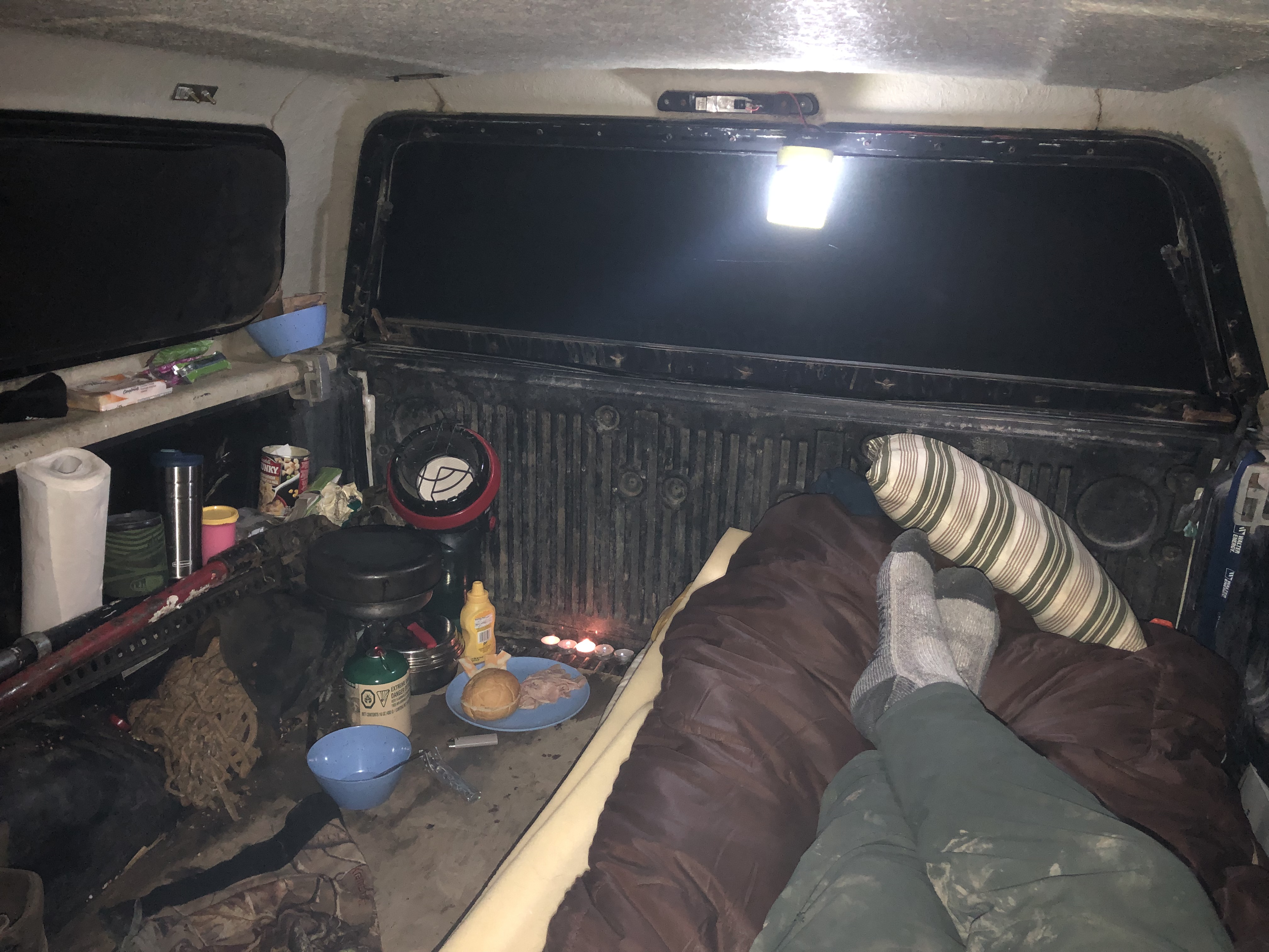 Sleeping in the back of your truck?