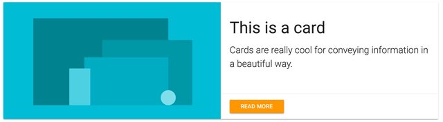 Horizontal Card