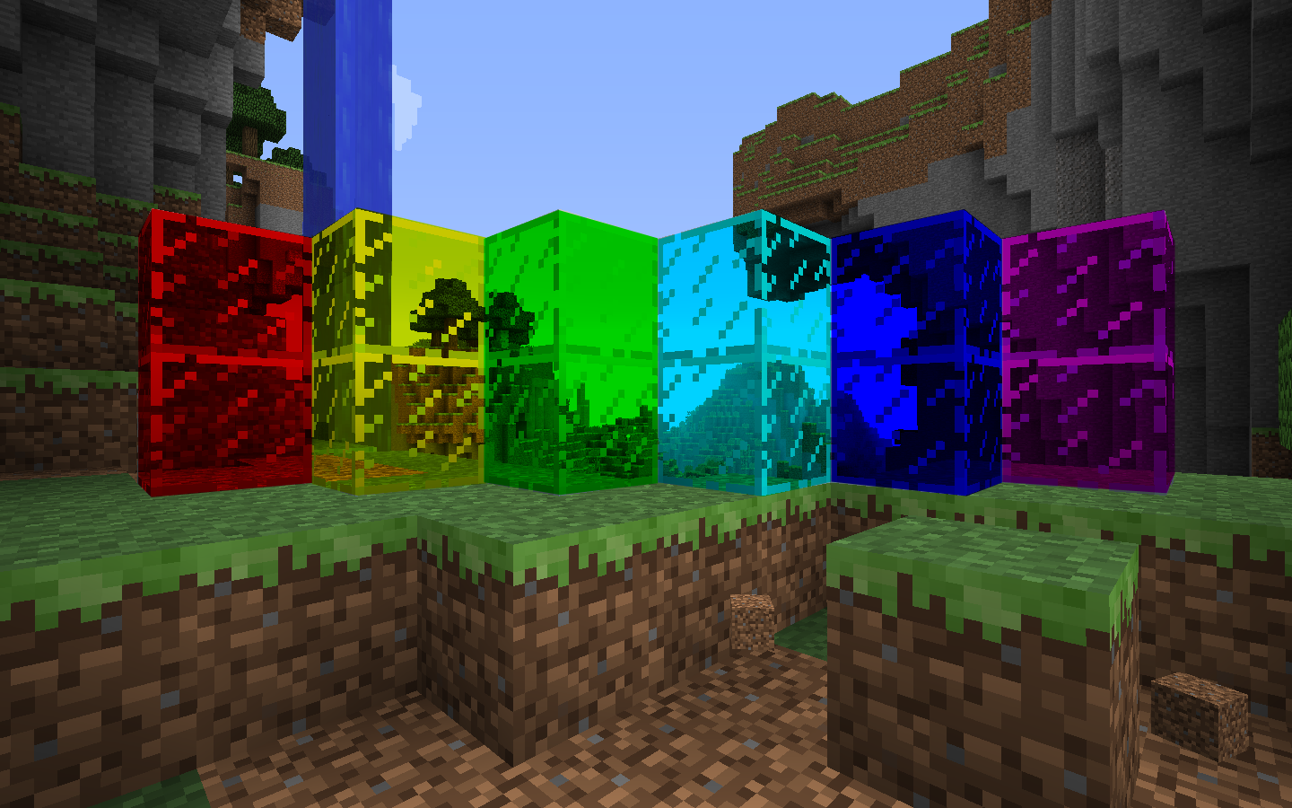 A Way To Make Stained Glass Look Better Doesn T Need Colored Light Suggestions Minecraft Java Edition Minecraft Forum Minecraft Forum