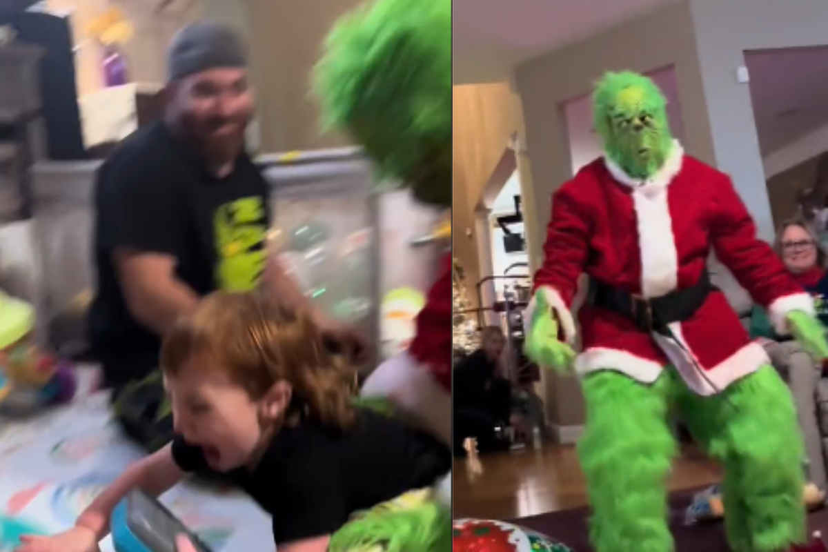 'As a therapist, I appreciate the job security': Parents' 'cruel' Grinch prank slammed