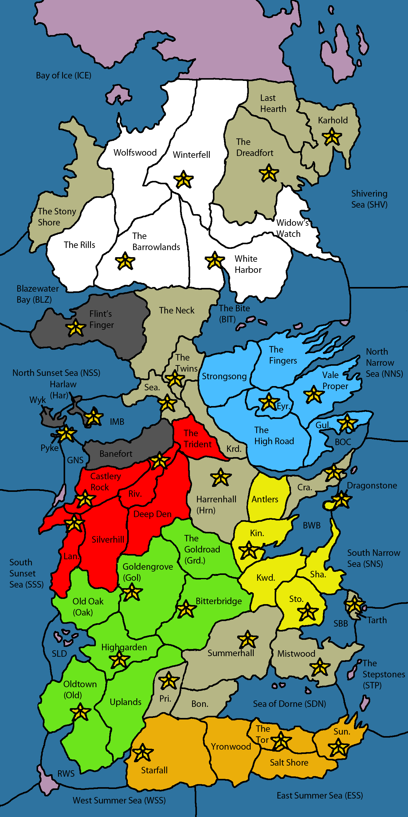 I just found this Westeros map, does anyone know of other cool maps ...