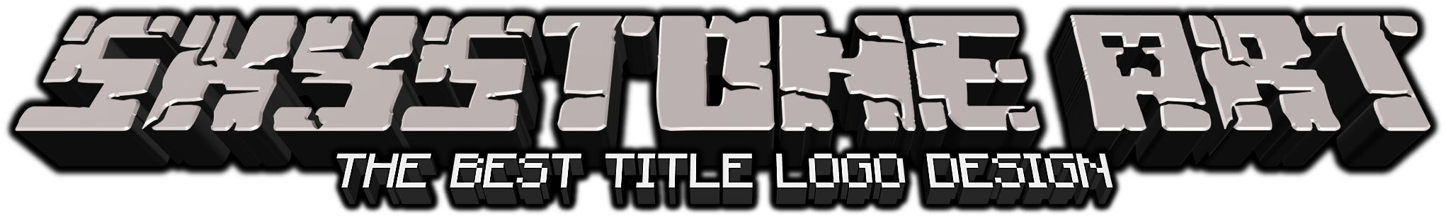 Skystone Art Minecraft Title Logo Custom Colors Styles Art Shops Shops And Requests Show Your Creation Minecraft Forum Minecraft Forum